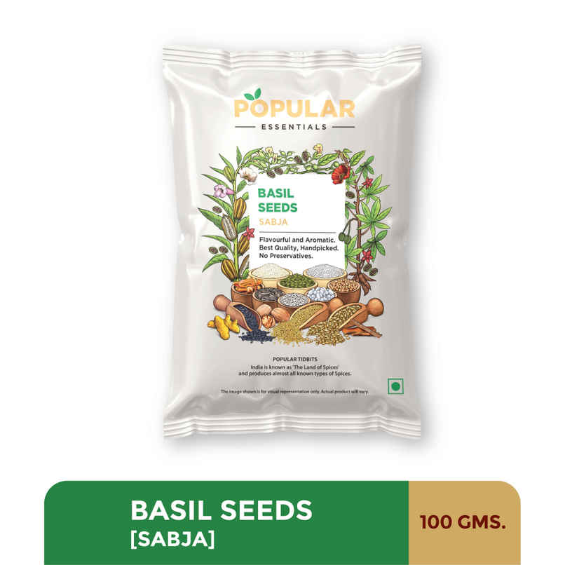 Popular Essentials Sabja Seeds Popular Essentials Sabja Seeds