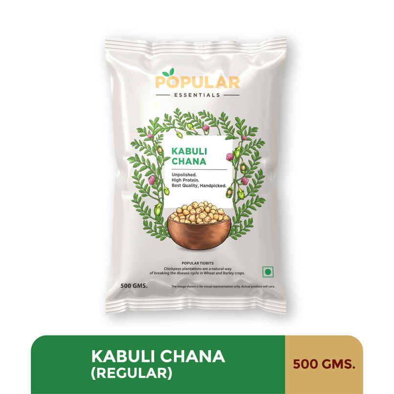 Popular Essentials Kabuli Chana Regular