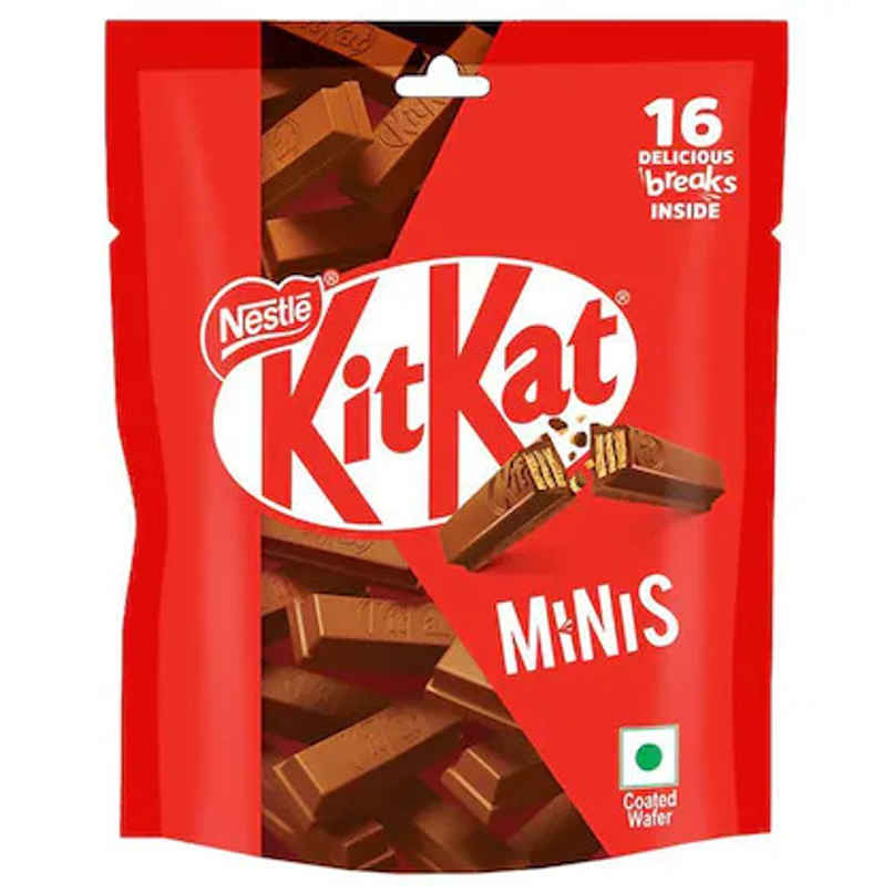 Nestle KitKat Minis Choco Coated Wafer Bar | Share Bag | Miniature Pouch Nestle KitKat Minis Choco Coated Wafer Bar | Share Bag | Miniature Pouch