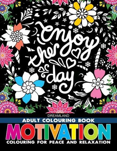 Motivation - Colouring Book for Adults