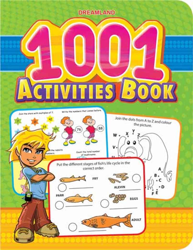 1001 Activities Book for Kids|Fun Activities of Word Searches,Puzzles,Dot-to-Dots,Mazes & Activity