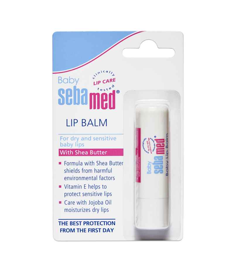 Baby Sebamed Lip Balm | Soft Baby Lips | With Shea butter, Jojoba Oil & Beeswax