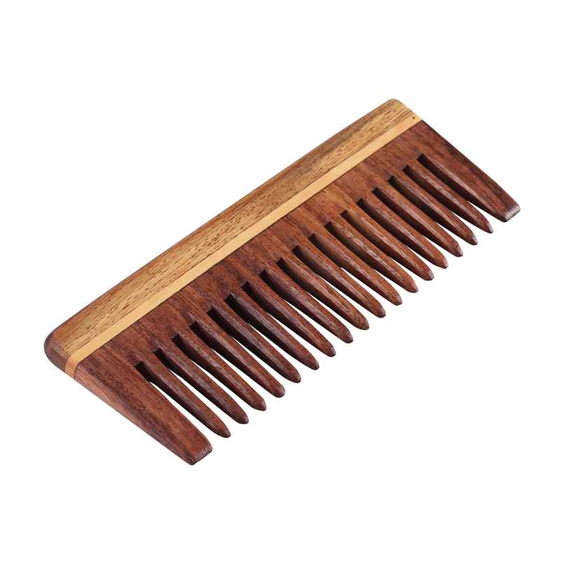 Midazzle Natural Handcrafted Sheesham Rosewood Hair Comb |MIRC2003 Midazzle Natural Handcrafted Sheesham Rosewood Hair Comb |MIRC2003