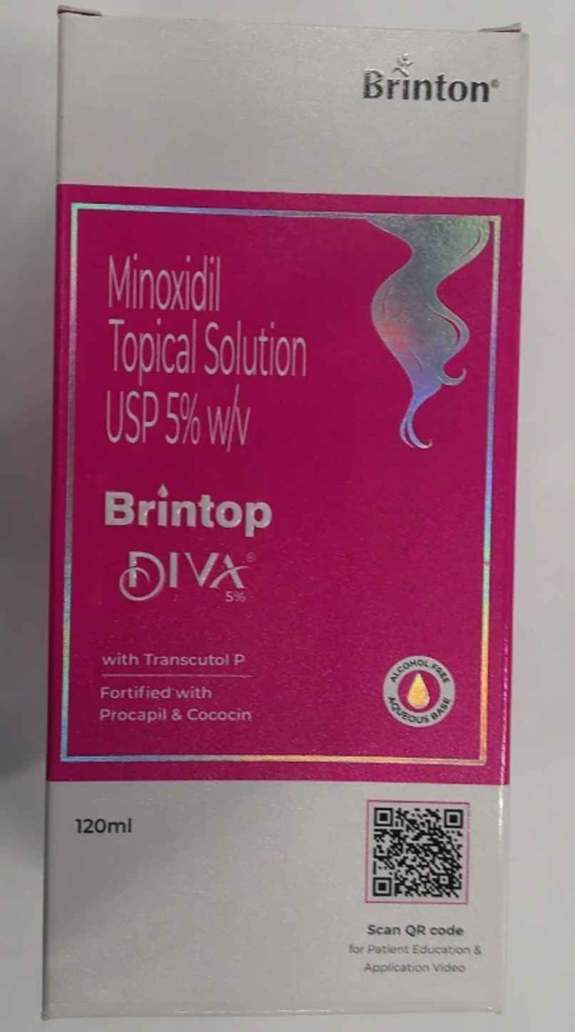 Brintop Diva 5% Topical Solution Brintop Diva 5% Topical Solution