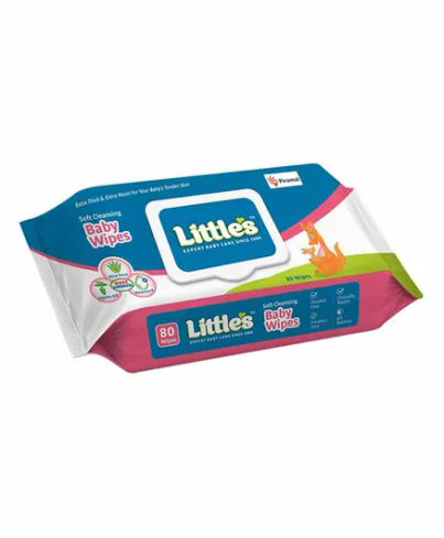 Littles Expert Baby Care Little's Soft Cleansing Baby Wipes Lid