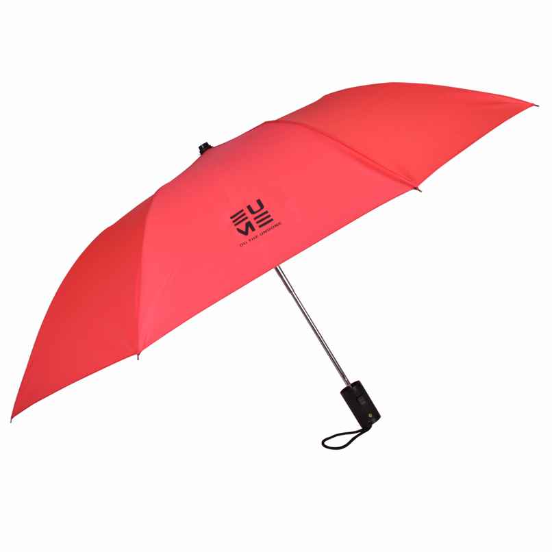 Eume Leatrix 21 Inch 2 Fold Auto-Open Umbrella | Red