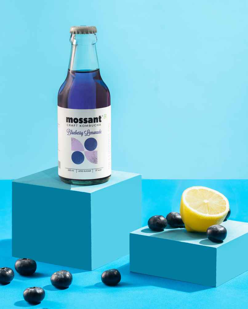 Mossant Blueberry Lemonade Kombucha