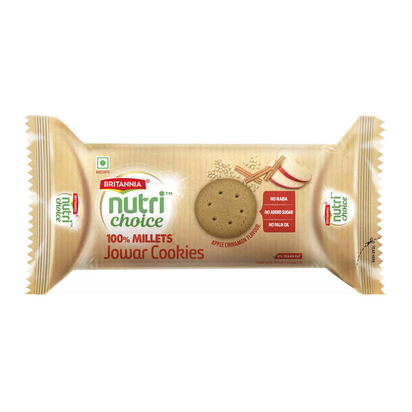 Britannia NutriChoice Millets Jowar Cinnamon Cookies