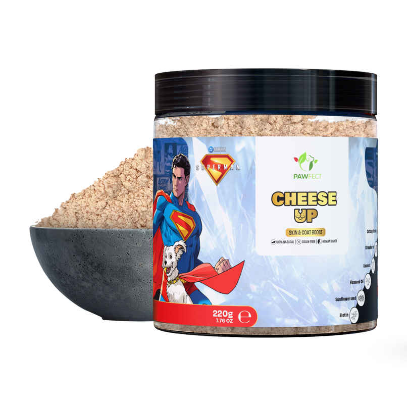 Pawfect Cheese Up Skin & Coat Boost Daily Food Topper for Dogs