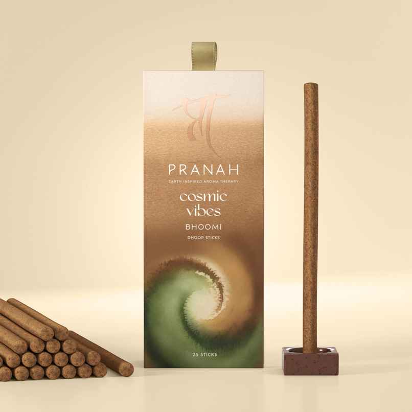 Pranah Cosmic Vibes | Bhoomi | Dhoop Sticks | 25 Sticks Pranah Cosmic Vibes | Bhoomi | Dhoop Sticks | 25 Sticks