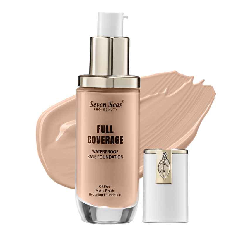 Seven Seas Full Coverage Foundation | Matte Finish Base Foundation Seven Seas Full Coverage Foundation | Matte Finish Base Foundation