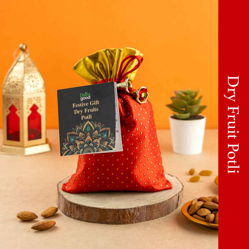 Daily Good Festive Dry Fruit Gift Pack Potli