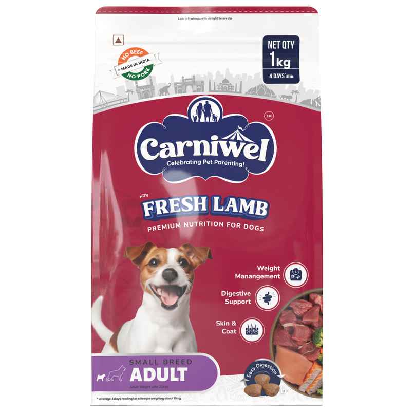 Carniwel Fresh Lamb Dry Dog Food For Small Breed | Adult Carniwel Fresh Lamb Dry Dog Food For Small Breed | Adult