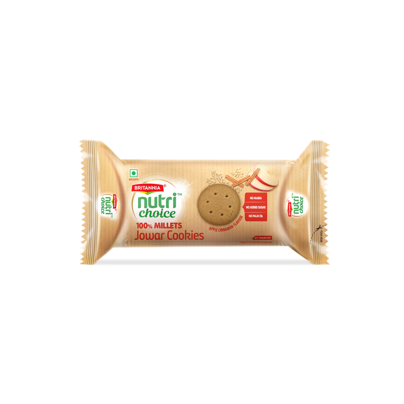 Britannia NutriChoice Millets Jowar Cinnamon Cookies