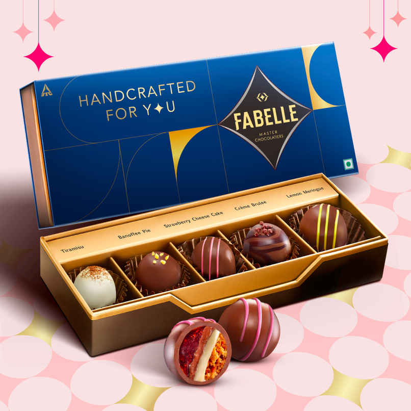 Fabelle Dessert Collection-5 Handcrafted Dessert Inspired Chocolate Truffles