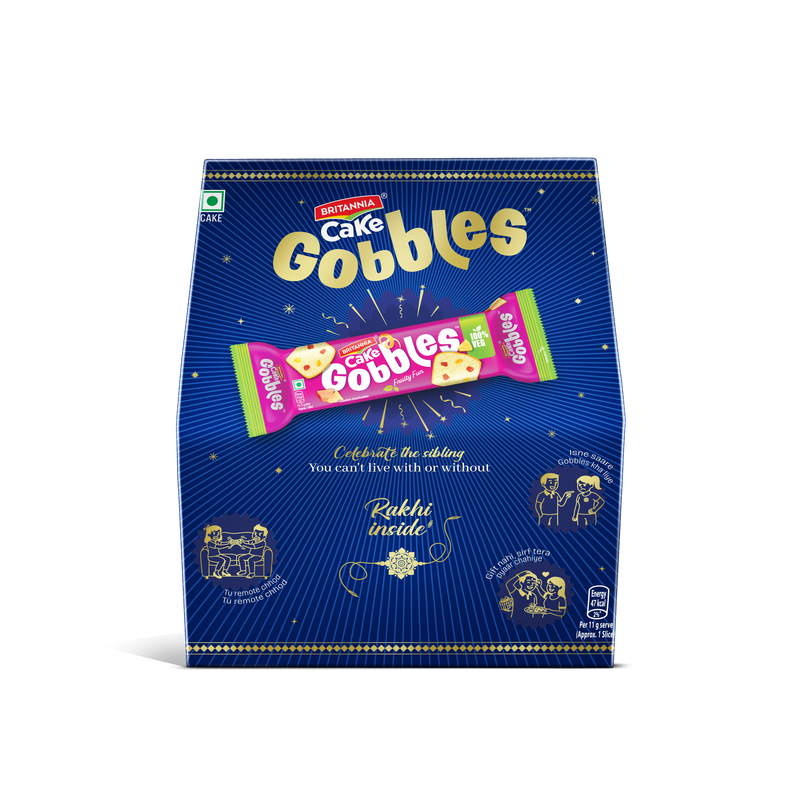 Britannia Gobbles Veg Fruity Fun | Rakhi Pack