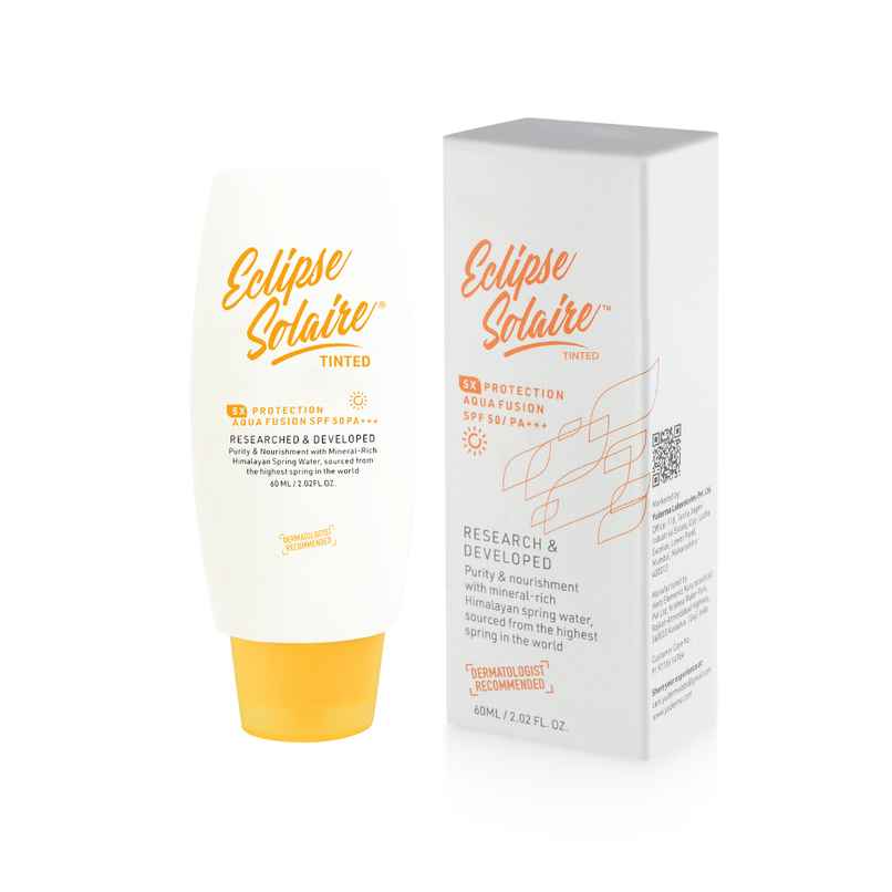 Eclipse Solaire Aqua Fusion Sunscreen | SPF 50 PA+++ | With Himalayan Spring Water | Non-Greasy Eclipse Solaire Aqua Fusion Sunscreen | SPF 50 PA+++ | With Himalayan Spring Water | Non-Greasy