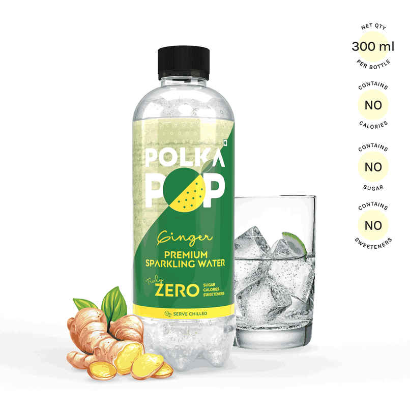 Polka Pop Ginger Sparkling Water