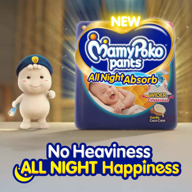 Mamypoko Pants All Night Absorb Pant-Style Baby Diapers | Size S (4-8 kg) Mamypoko Pants All Night Absorb Pant-Style Baby Diapers | Size S (4-8 kg)