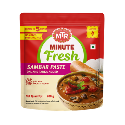 MTR Fresh Sambar Paste - Ready in 5 mins