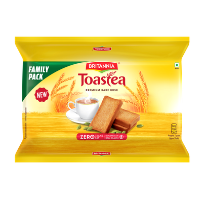 Britannia Toastea Premium Bake Rusk With Real Elaichi