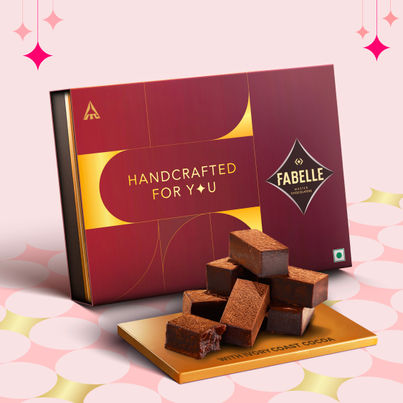 Fabelle Ganache Creamy Milk- 20 Smooth Handcrafted Chocolate Cubes Fabelle Ganache Creamy Milk- 20 Smooth Handcrafted Chocolate Cubes