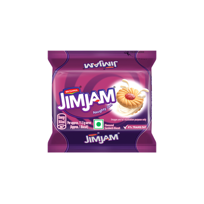 Britannia Treat Jimjam Cream Biscuits
