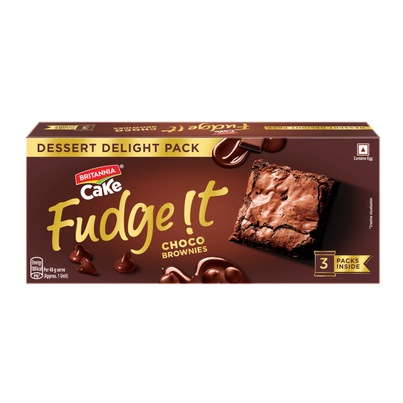 Britannia Fudge It Chocolate Brownie (With Egg) Britannia Fudge It Chocolate Brownie (With Egg)