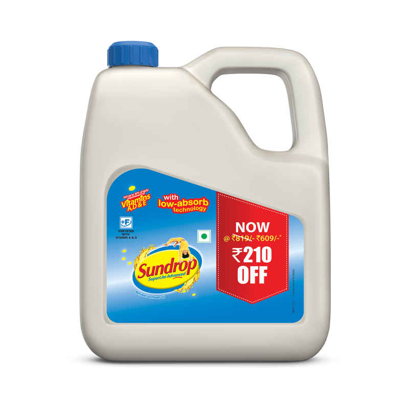 Sundrop Superlite Advanced Refined Sunflower Oil | Jar Sundrop Superlite Advanced Refined Sunflower Oil | Jar