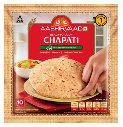 Aashirvaad Ready to Cook Chapati | Preservative Free Chapatis Aashirvaad Ready to Cook Chapati | Preservative Free Chapatis