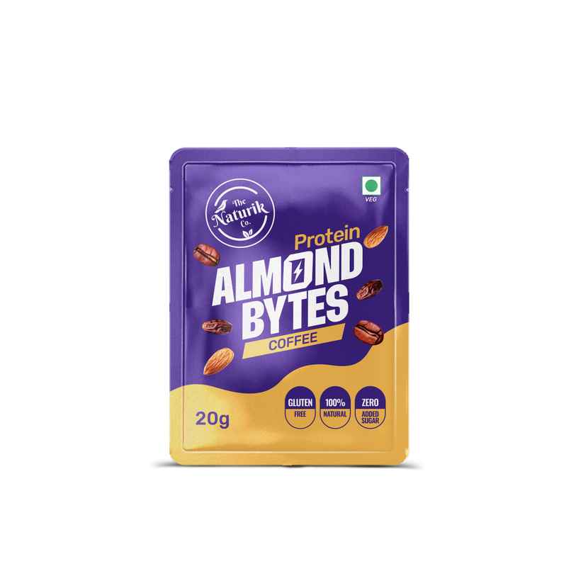 The Naturik Co Protein Almond Bytes - Coffee | Pack of 2