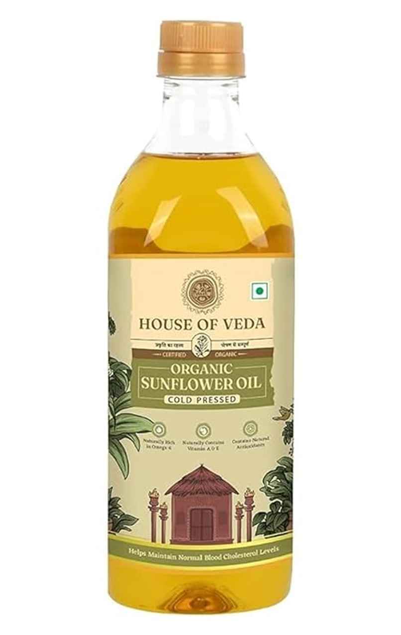 House of Veda Organic Sunflower Cold Pressed Oil