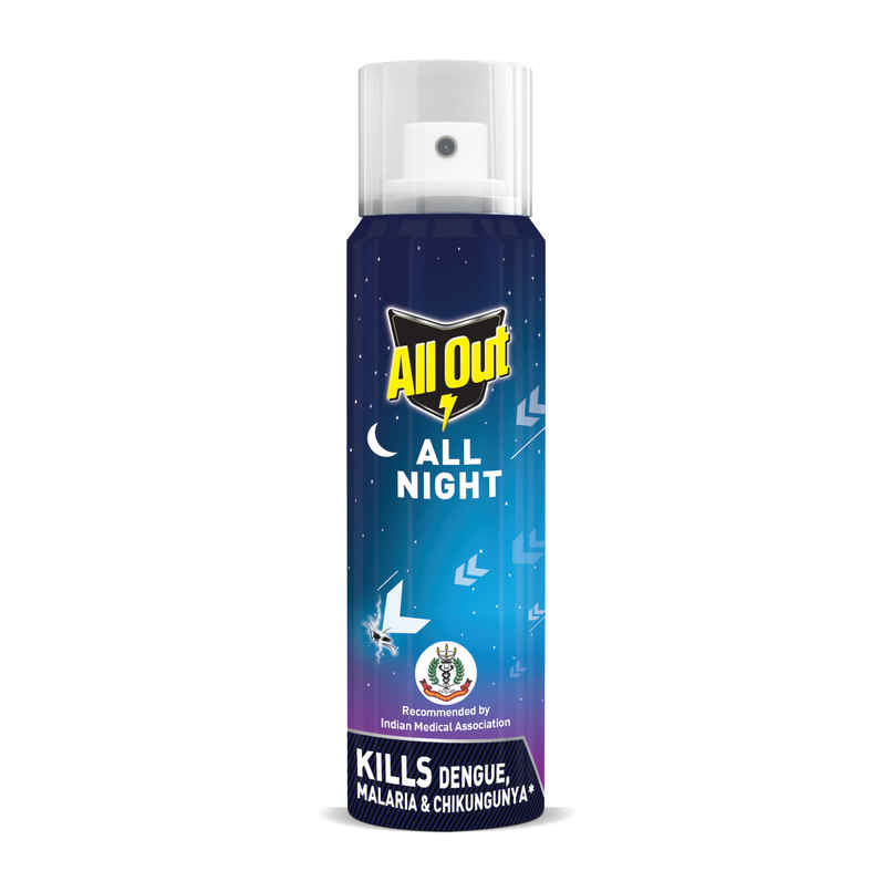 All Out All Night Mosquito Repellent Spray | 12 Hours Protection | Lasts 60 Nights All Out All Night Mosquito Repellent Spray | 12 Hours Protection | Lasts 60 Nights