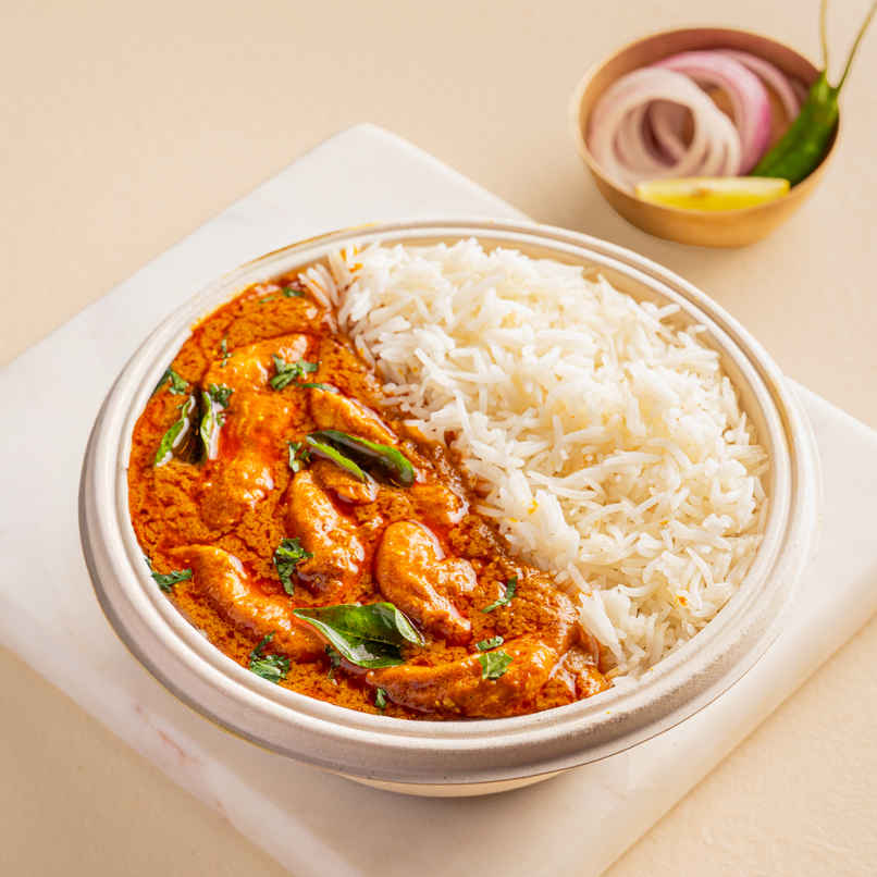 South Indian Chicken Curry & Rice 