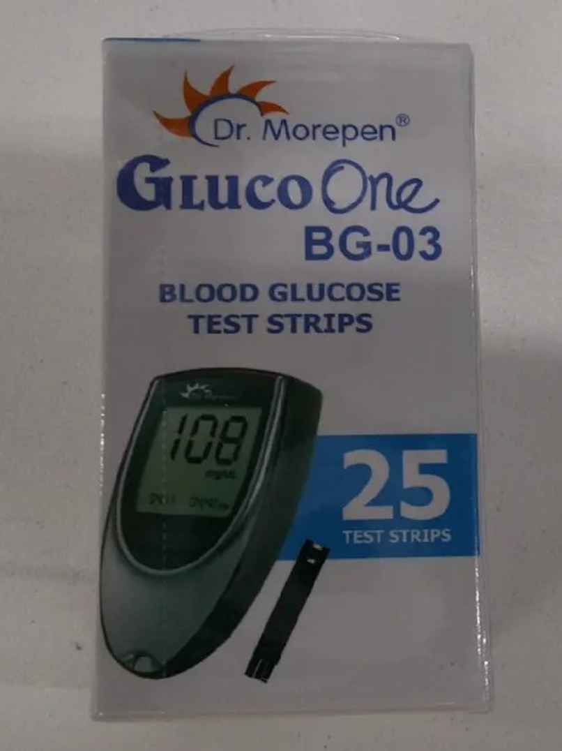  Gluco One BG 03 Blood Glucose Test Strip