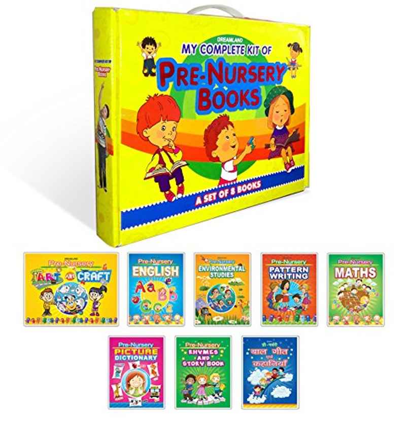 My Complete Kit of Pre-Nursery Books- A Set of 8 Books for kids | Bok gift Pack