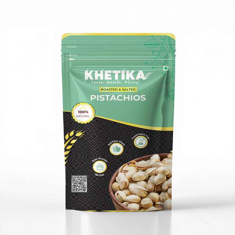 Khetika Premium Roasted and Salted Pistachios | Pista Khetika Premium Roasted and Salted Pistachios | Pista