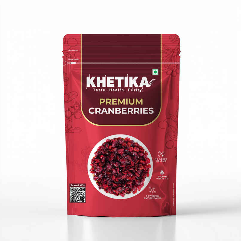 Khetika Premium Natural Dried Cranberry Khetika Premium Natural Dried Cranberry