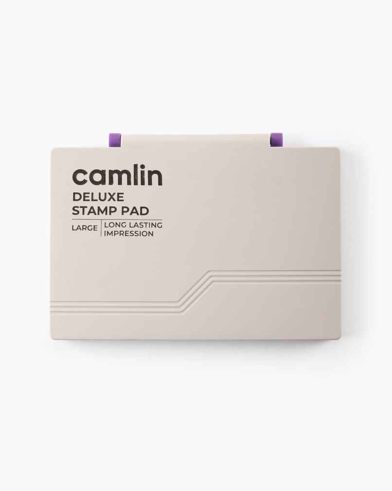 Camlin Deluxe Large Stamp Pad, Colour - Violet