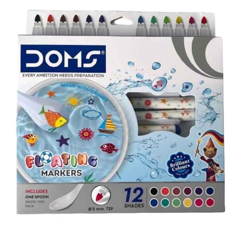 Doms Floating Markers 12 Shades Doms Floating Markers 12 Shades