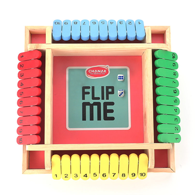 Aditi Toys Tabletop Shut The Box - Fun Wooden Dice Game for Kids 5+ to Improve Math & Motor Skills