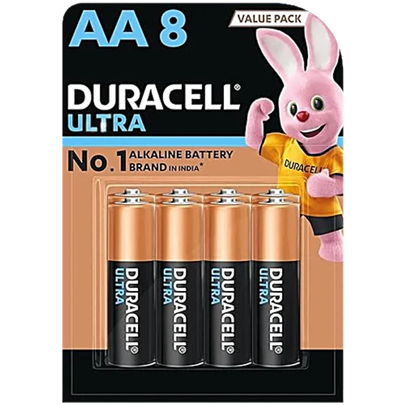 Duracell Ultra Alkaline AA Batteries | Pack of 8