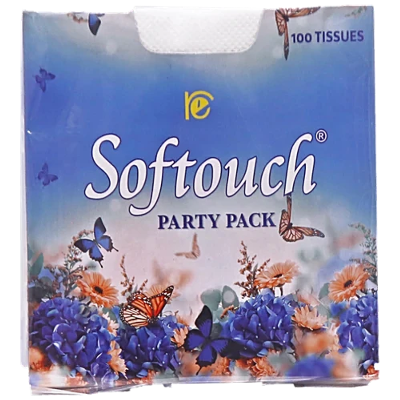 Softouch Party Pack Delicate Tissue Paper | 100 Pulls | Assorted