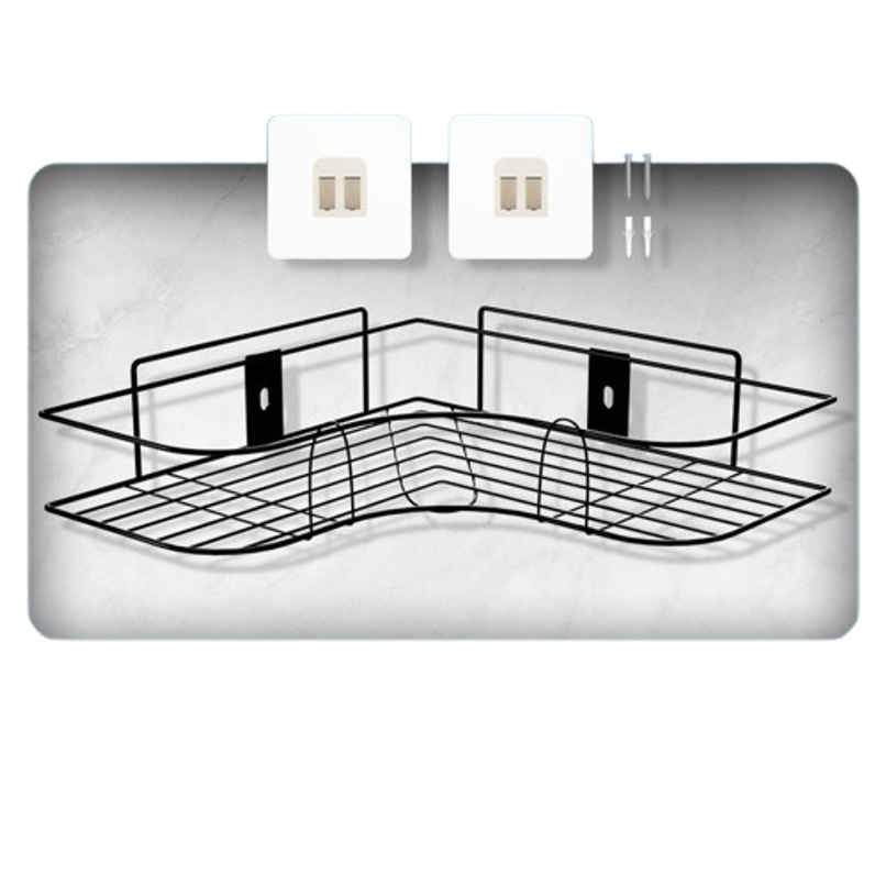 Lorazzo Classic Bathroom Corner Shelves - Self Adhesive Without Drill Lorazzo Classic Bathroom Corner Shelves - Self Adhesive Without Drill