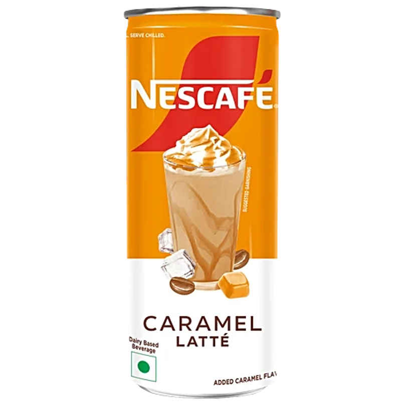 Nescafe Cafe Style Caramel Latte Cold Coffee Nescafe Cafe Style Caramel Latte Cold Coffee