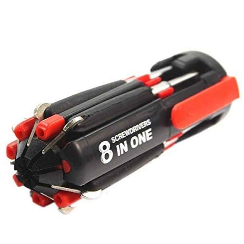 Daluci Portable 8-In-1 Multi-Function Screwdriver Kit with Led Light Daluci Portable 8-In-1 Multi-Function Screwdriver Kit with Led Light
