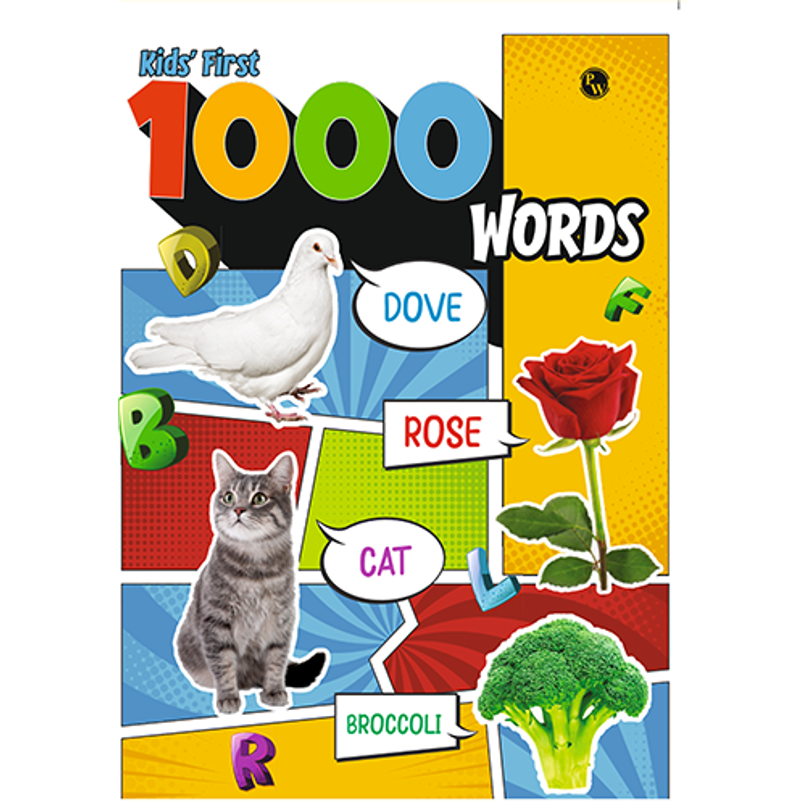 My First 1000 Words Book L 50 Topics With Engaging Picture Book For Early Learners
