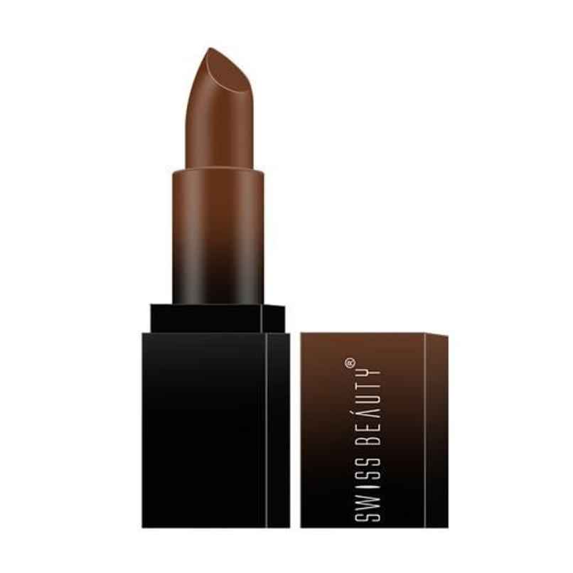 Swiss Beauty HD Matte Lipstick - 18 Coffee Swiss Beauty HD Matte Lipstick - 18 Coffee