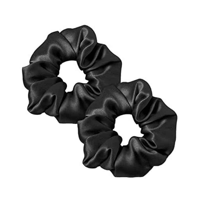 Bronson Professional 2 Pcs Luxury Hair Scrunchies - Assorted Bronson Professional 2 Pcs Luxury Hair Scrunchies - Assorted