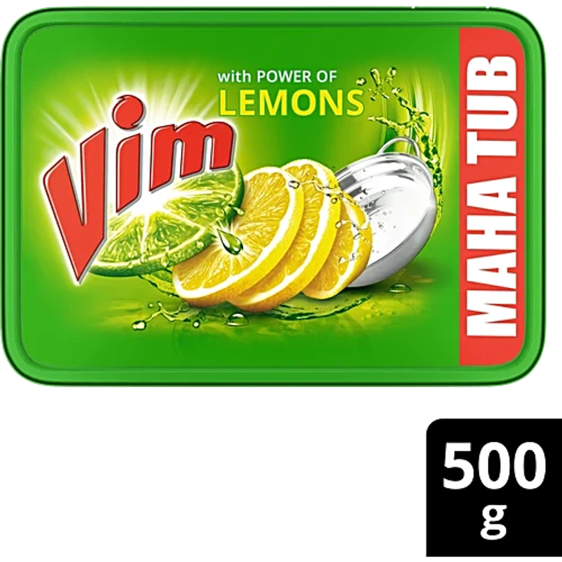 Vim Lemon Dishwash Bar Tub Vim Lemon Dishwash Bar Tub